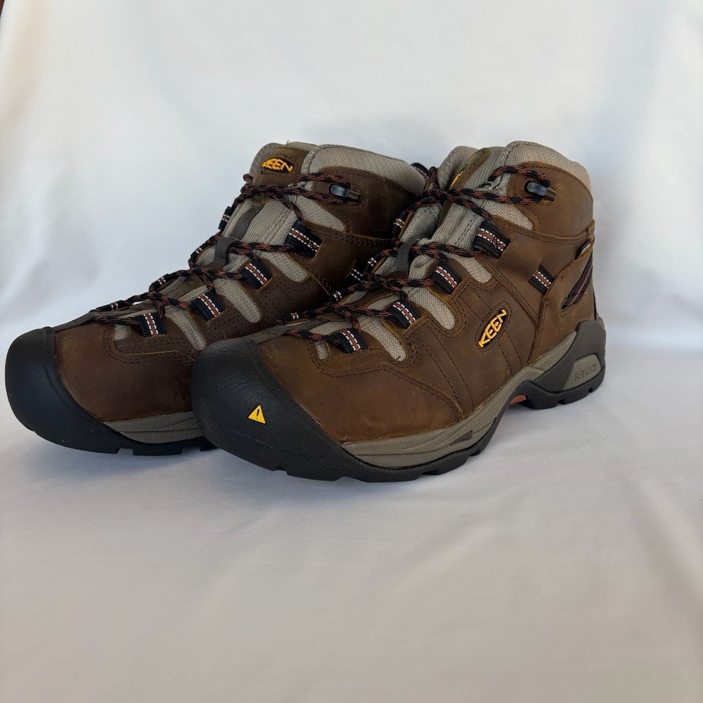 KEEN Utility Detroit XT Mid WP Soft Toe Waterproof Work‎ Boots - Men's 10D